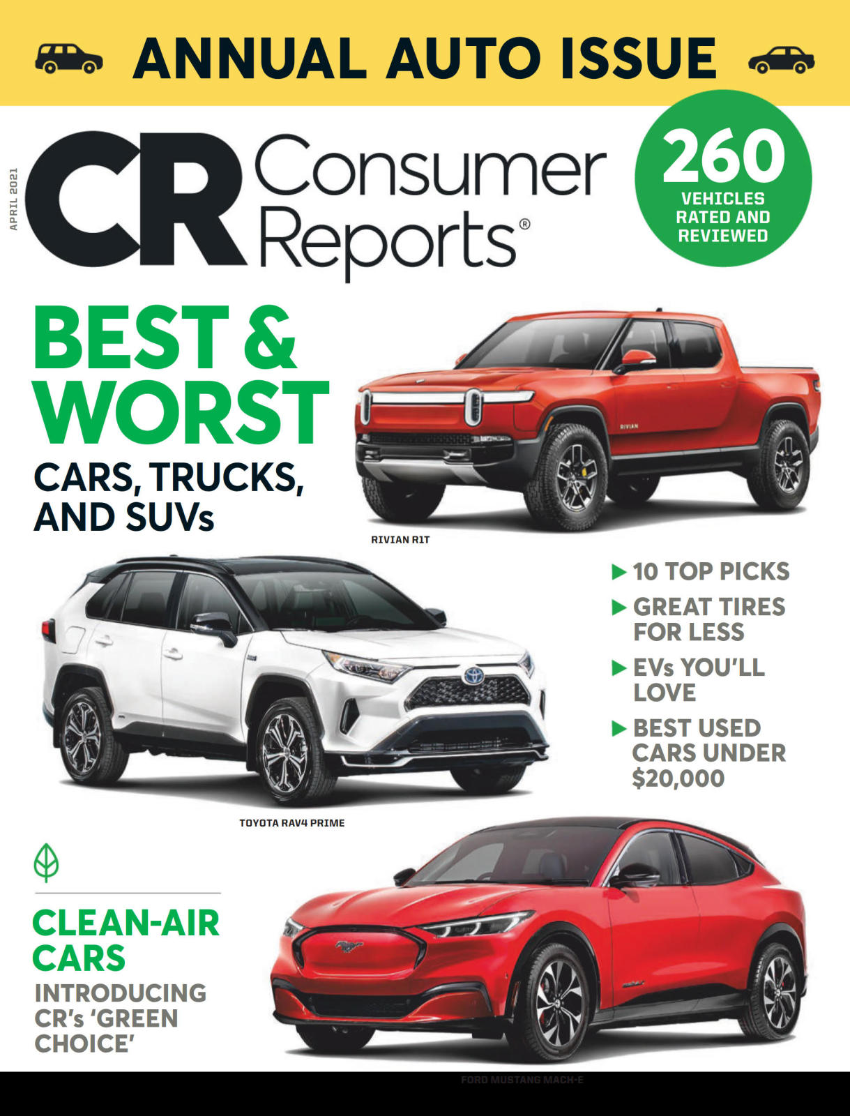 Consumer Reports 消费者报告杂志 2021年4月刊下载